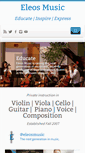 Mobile Screenshot of eleosmusic.com